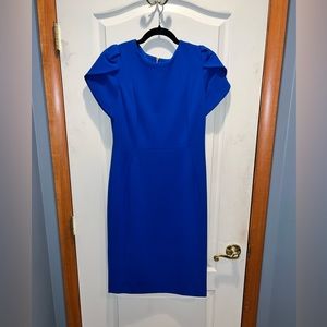 Blue Calvin Klein dress